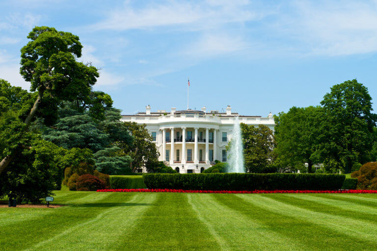white house in Washington DC