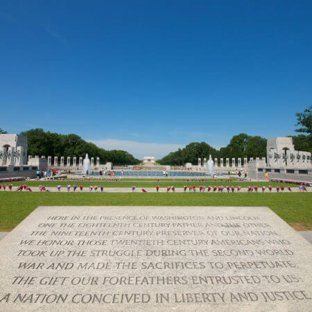 world war ii memorial in Washington DC