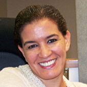 An image of an Old Town Trolley Tours cast member named Nazha
