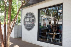 exterior of biscuit love restaurant in nashville