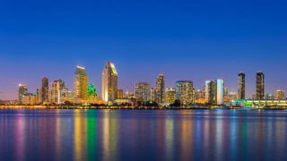 Views of San Diego at Night