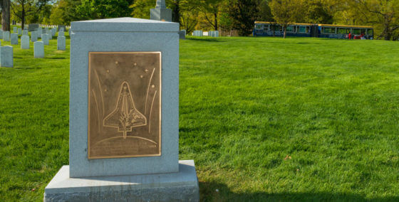 Arlington Cemetery Columbia and Challenger memorials