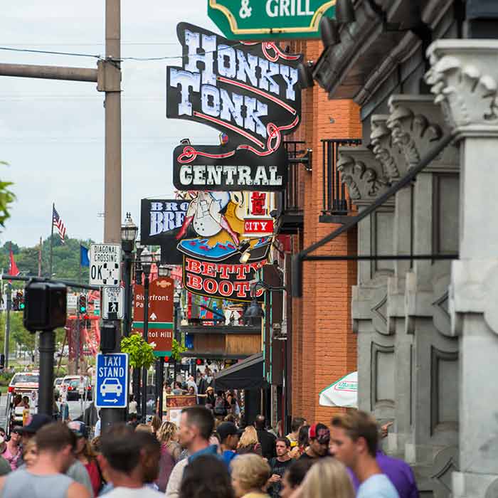 Honky Tonk Central sign