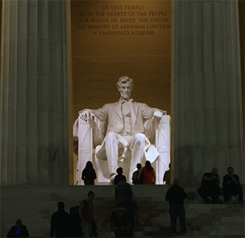 Lincoln Memorial in Washington DC