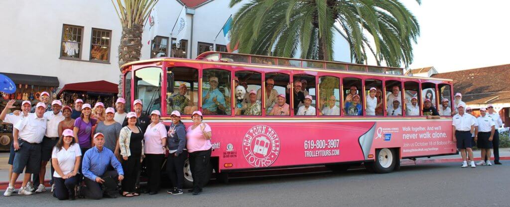 Cancer awareness trolley