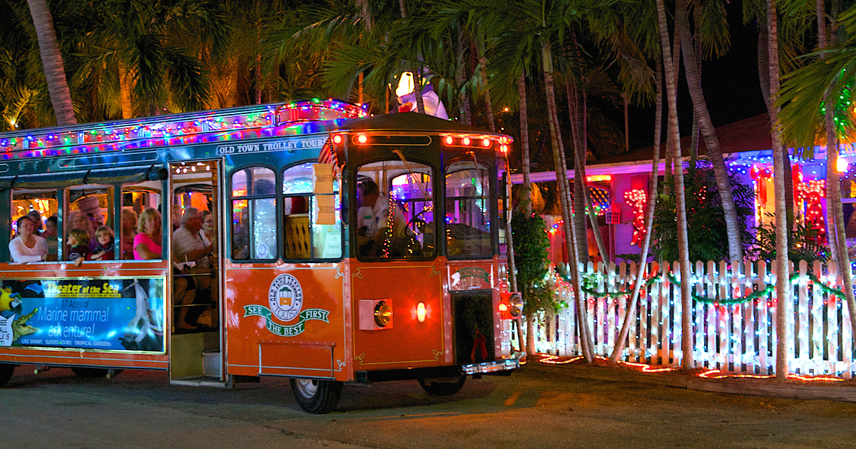 Key West Christmas Lights Tour Celebrate The Holidays In Key West