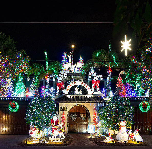 key west holiday lights tour
