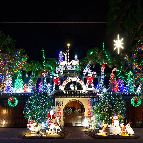 key west holiday lights tour