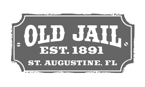 Sign showing the words 'Old Jail Est. 1891 St. Augustine, FL'