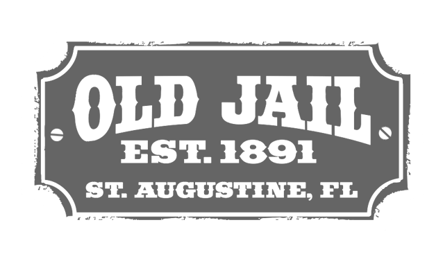 Sign showing the words 'Old Jail Est. 1891 St. Augustine, FL'