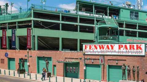 exterior picture of Boston historic ballpark