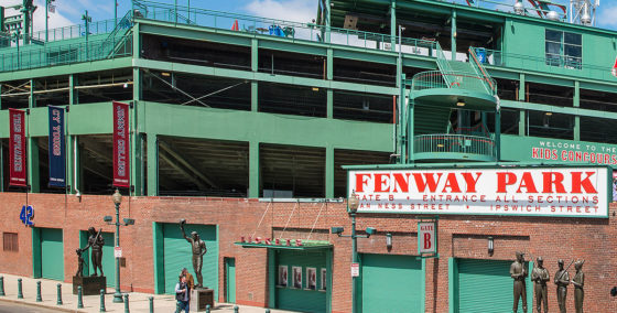 exterior picture of Boston historic ballpark