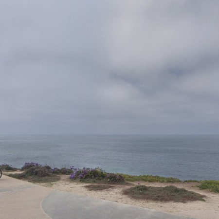 screenshot from Google Maps of Coast Boulevard in San Diego, CA