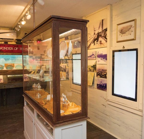 Interior of Sails to Rails Museum in Key West, FL