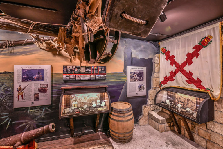 Exhibition inside the St. Augustine History Museum