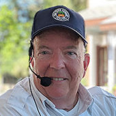 portrait of St. Augustine trolley conductor John "Bud"