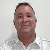 portrait of key west trolley conductor Robert M.