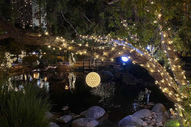 Seaport Village holiday lights