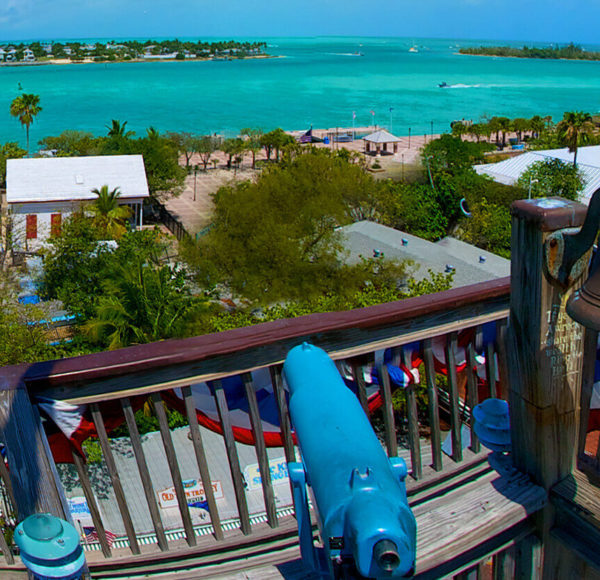 Captain's tower in the Key West Shipwreck Museum