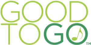 Logo that read 'GOOD TO GO' with a musical note