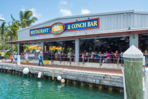 exterior of conch republic seafood during a girls weekend in key west