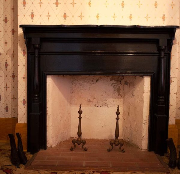 whaley house fireplace