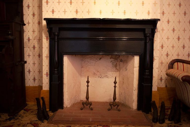whaley house fireplace