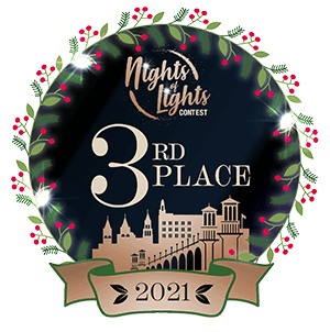 Nights of Lights third place winner 2021