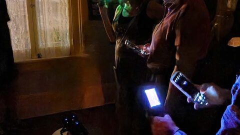 guests at San Diego paranormal investigation