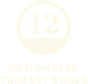 12 designated stops