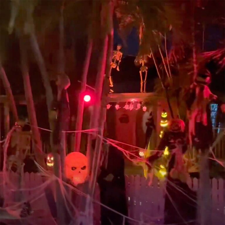 Key West Halloween Tour sights and decorations