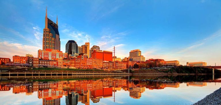 Nashville Fall skyline
