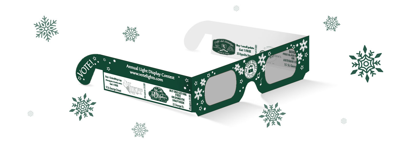 St Augustine Nights of Lights Glasses