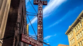 Paris Hatters - Paris Hatters sign in San Antonio