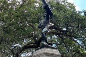 The William Jasper Monument in Savannah