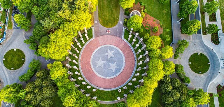 Nashville Bicentennial Park during spring