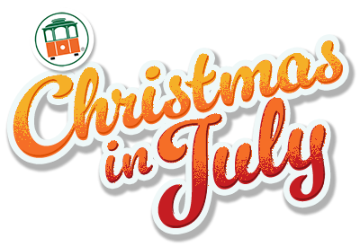 Old Town Trolley Tours Christmas in July