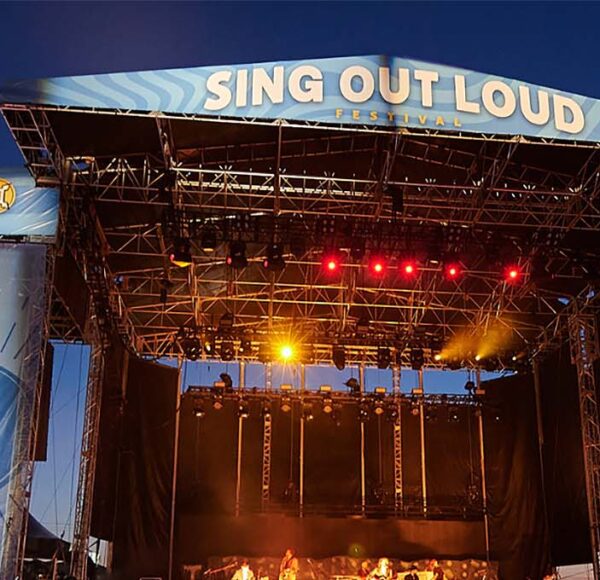 Sing Out Loud Festival stage