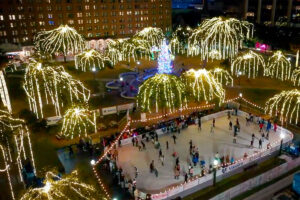 Ice Skating at Travis Park San Antonio