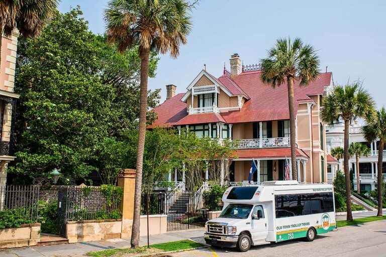 trolley around historic Charleston