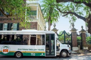 trolley around historic Charleston