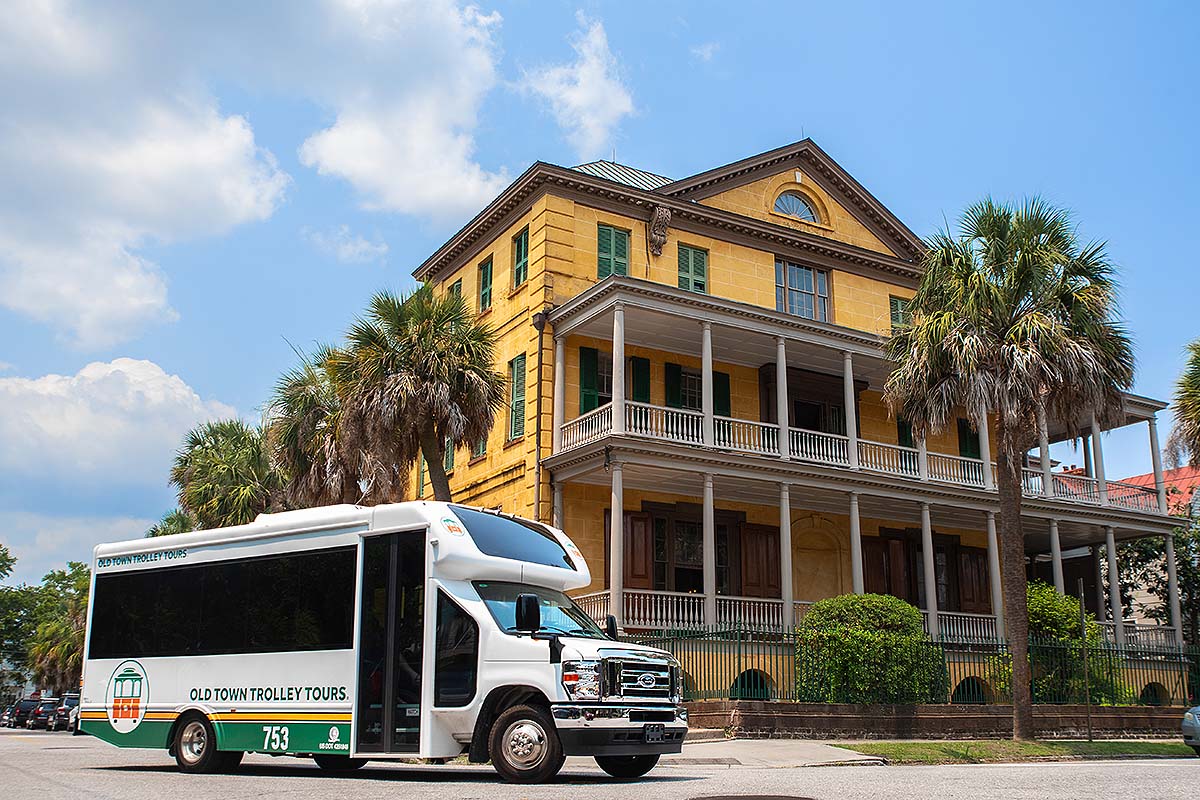 trolley around historic Charleston