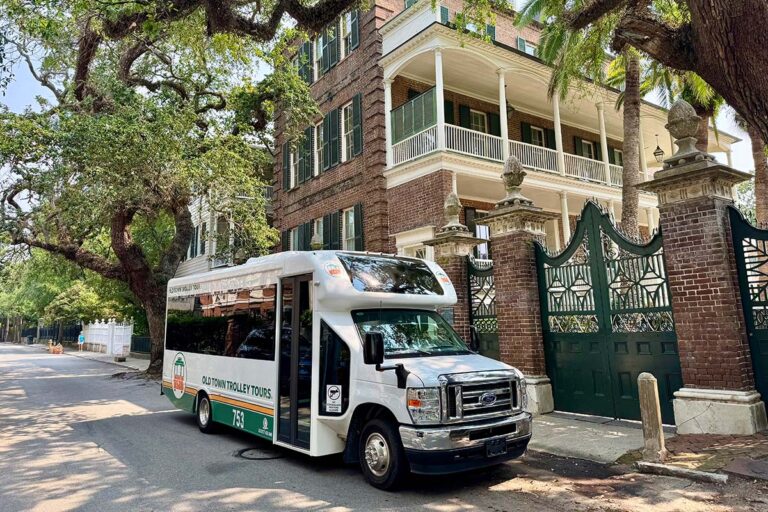 trolley around historic Charleston