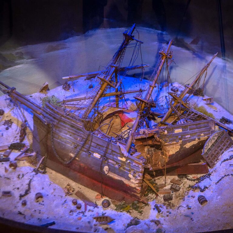 Savannah Pirates and Treasure Museum exhibit