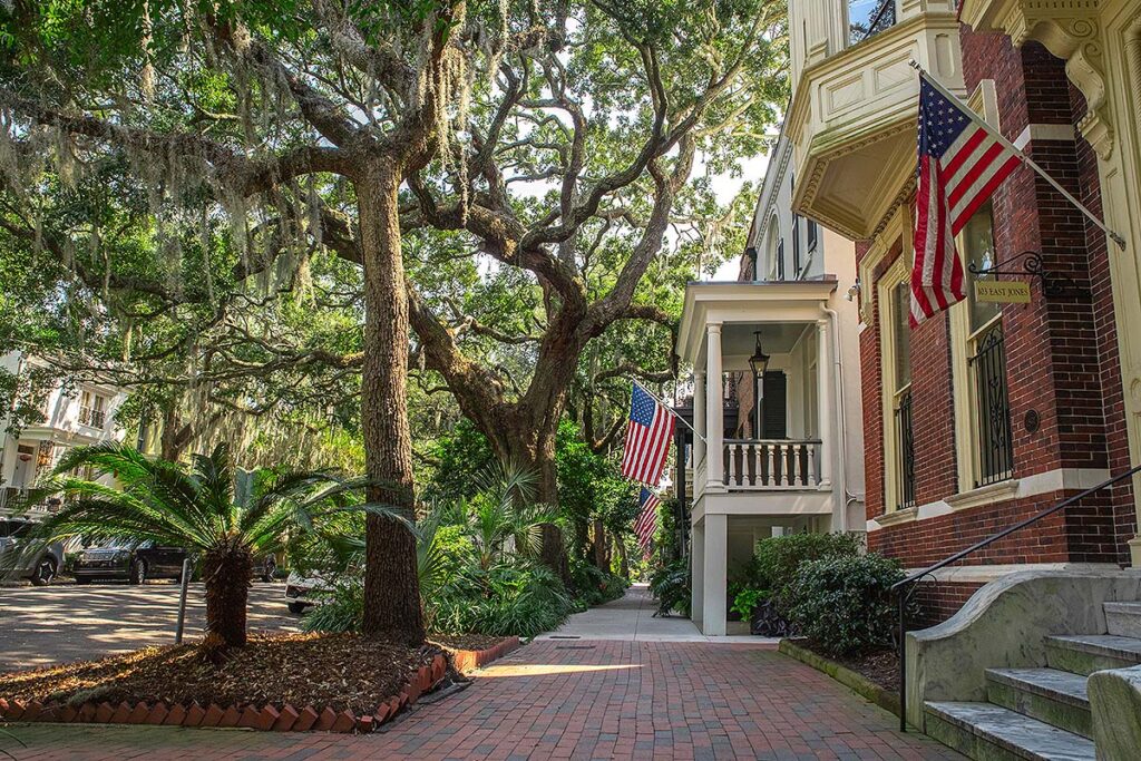 Jones Street in Savannah