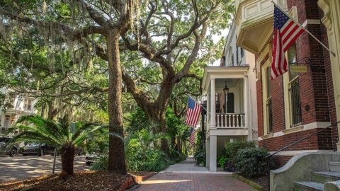 Jones Street in Savannah
