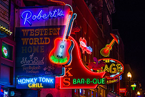 Nashville music cafe with live performances