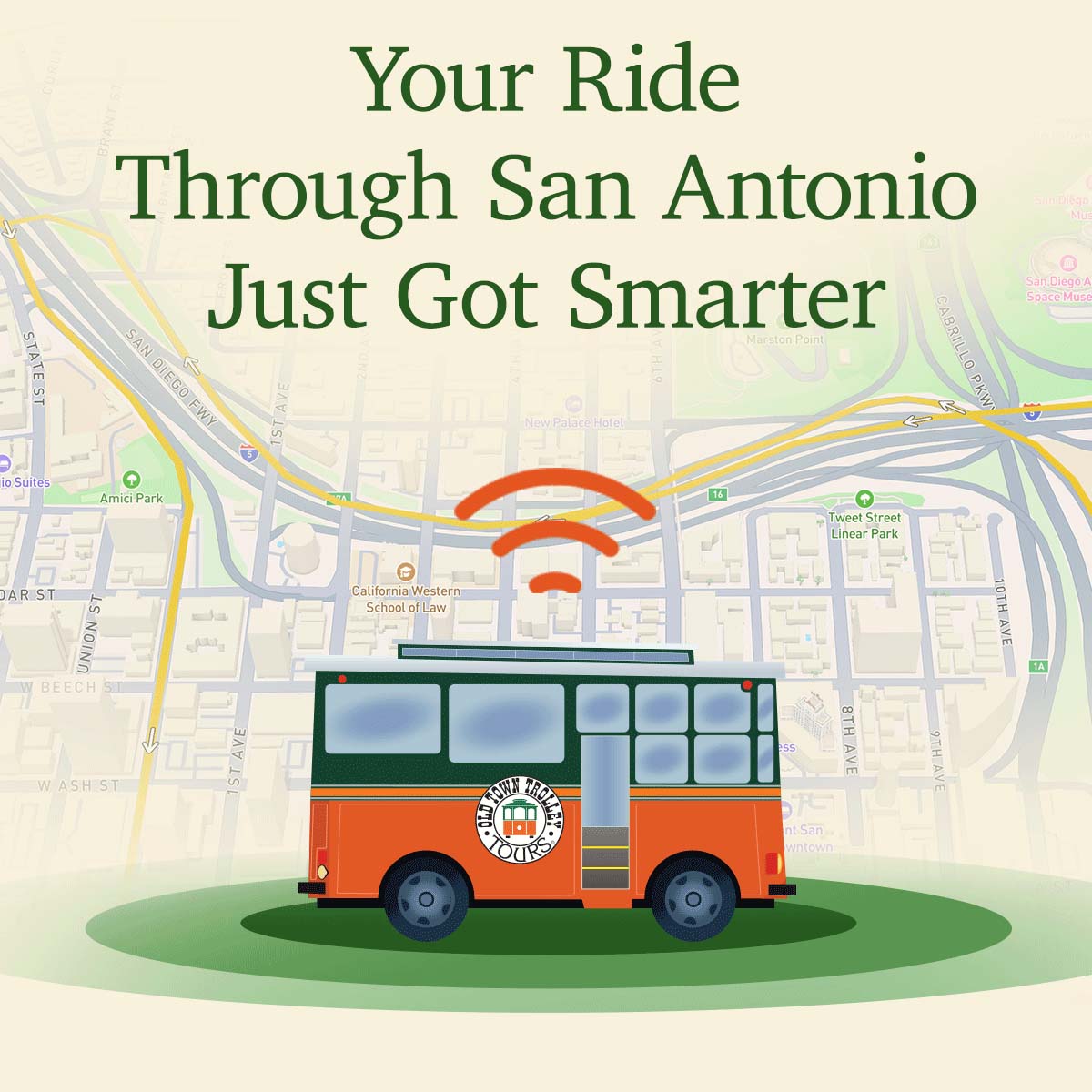 Hop On Hop Off San Antonio Tours with Old Town Trolley