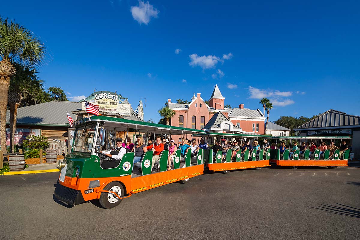 St. Augustine Old Town Trolley at Old Jail Museum