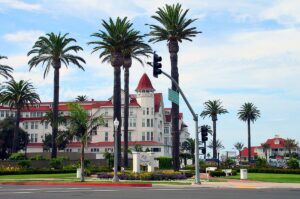 Hotel Del Coronado along Orange Avenue